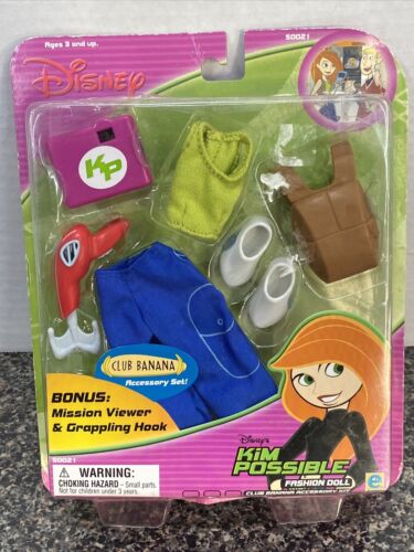 NIP Disney Kim Possible Fashion Doll Club Banana Accessory Kit Outfit - Picture 1 of 6