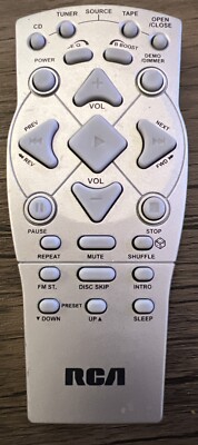 RCA 257350 CD Stereo System Remote Control RS2611 RS2600 Factory original