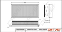 Dr!Ve+ DP1110.10.0423 Luftfilter FüR CitroËN, Peugeot