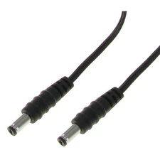 6' 2.1mm x 5.5mm Male to Male DC Power Adapter Extension Cable 20AWG