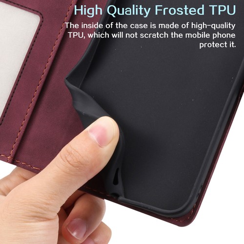 Luxury Magnetic Flip Leather Card Wallet Stand Cover Case For 14 15 Pro Max - 第 8/53 張圖片