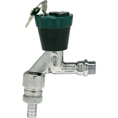 Auslaufventil AbschließBar 1/2 Zoll Wassersafe Mit BelüFter Und 2 SchlüSsel-image