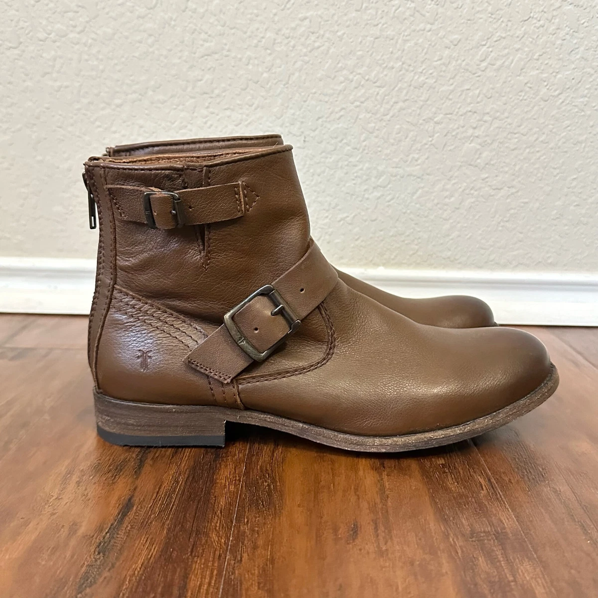 Frye tyler engineer leather boot clearance womens