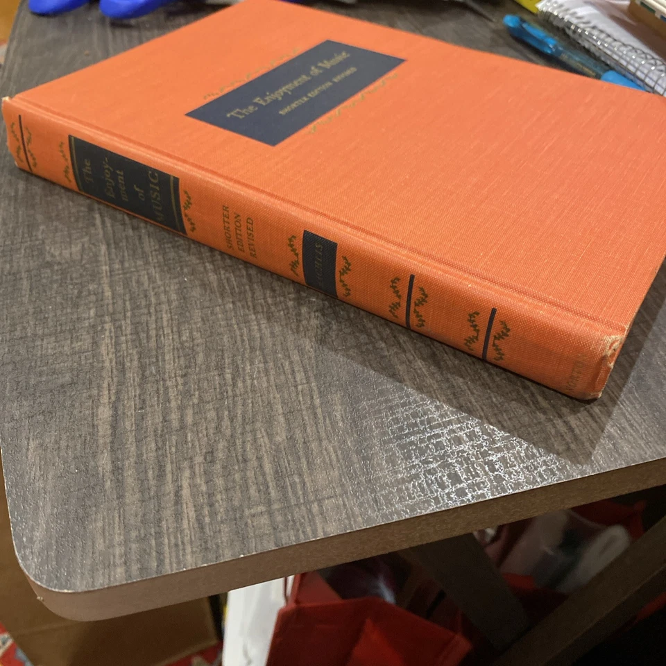 THE ENJOYMENT OF MUSIC SHORTER EDITION REVISED 1963 MUSIC BOOK - Image 2 of 4