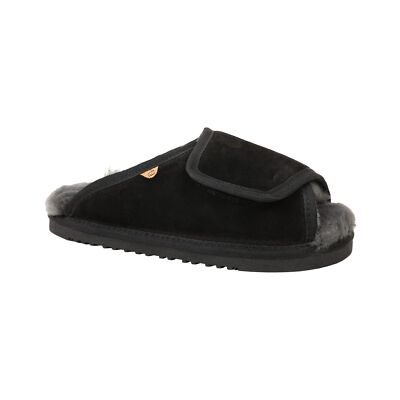 Lamo Apma Women's Slide Wrap Slippers Black Medium