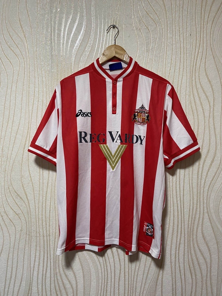 サンダーランド　2000-2001 ユニフォーム SUNDERLAND 1999 2000 HOME FOOTBALL SHIRT SOCCER JERSEY ASICS