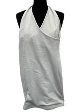 Glamorous Halter bodycon dress silver size 8 womens New