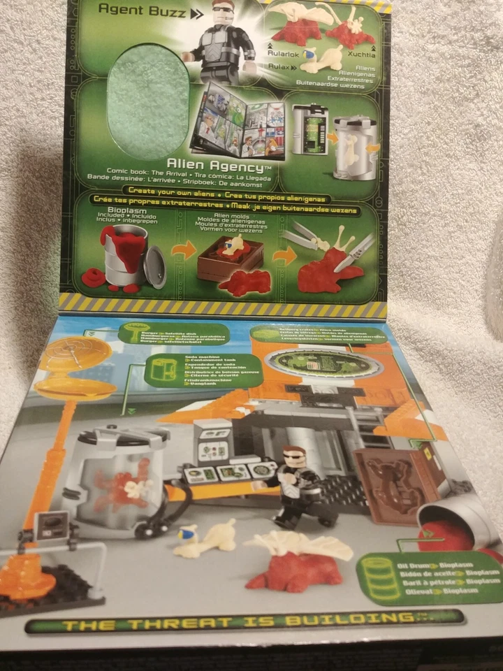 Mega Bloks 5602 Alien Agency Burger Barn “The Arrival” NIB FS RARE - Image 2 of 4