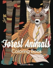 Forest Animals Coloring Book: Adult Wildlife And Nature Coloring Book