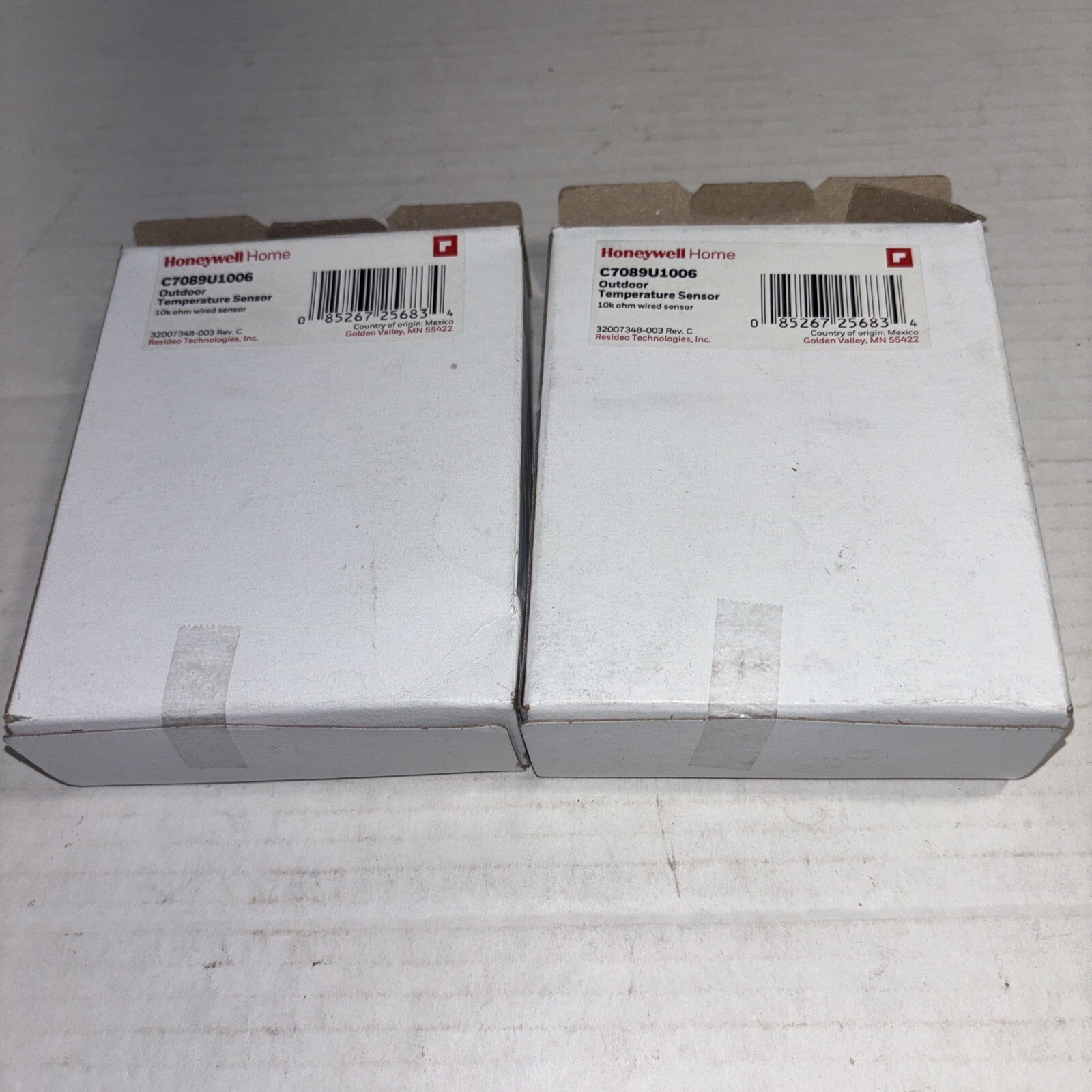HONEYWELL Outdoor Temperature Sensor C7089U1006 TH8000 NEW Lot Of 2 eBay