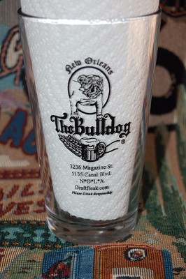 bulldog pint glasses