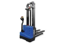 Electric pallet walkie stacker - 2646 lbs load, 118" lift - SolidHub, HE1200/3