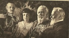 1911 PHOTO POSTCARD SUCCESSION BAVARIA LUDWIG III LUITPOLD PRINCE LIDWIG KARL MARIA NOBILITY