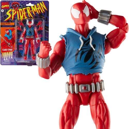 IN STOCK! Spider-Man Marvel Legends Comic 6-inch Scarlet Spider AF