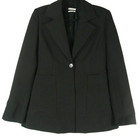 NEW CO Viscose/ Linen blazer in Black - Size S #SJ1238