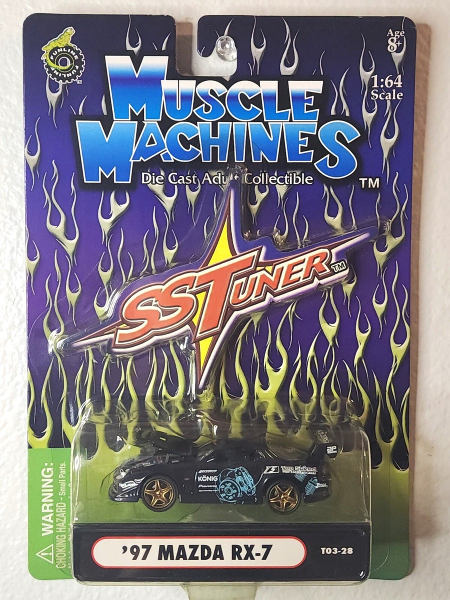 '97 MAZDA RX-7 MUSCLE MACHINES ミニカー【未開封】 2003 Muscle Machine SS Tuner '97 Mazda RX-7 1:64 Scale | eBay