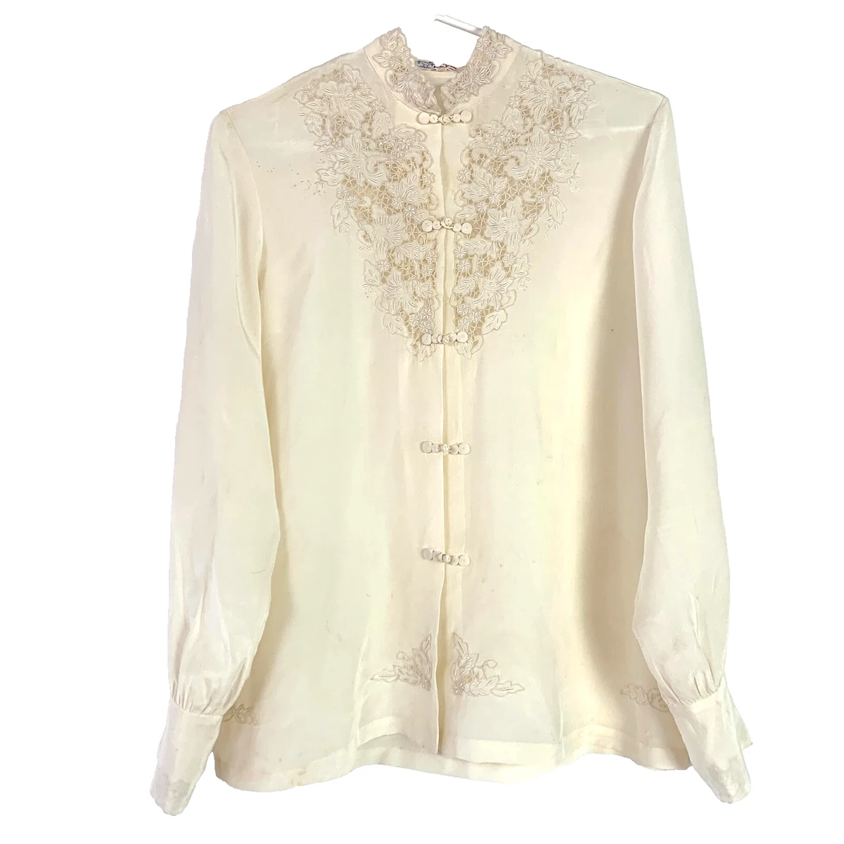 1950s 100% Silk Vintage Tops for Women for sale | eBay