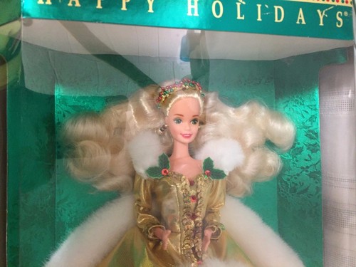 Vintage 1994 Special Edition Barbie Happy Holidays # 12155 Mattel Christmas NRB - Picture 5 of 5