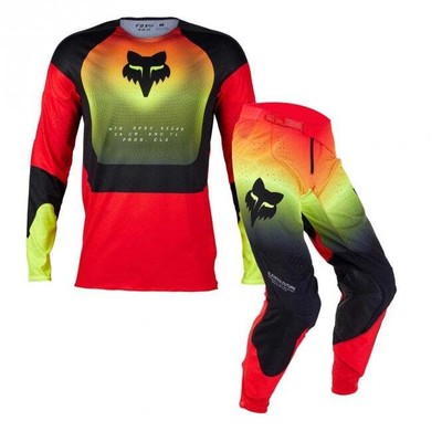 Fox MX Kit Bundle - 360 REVISE Jersey & Pants (Red/Yellow)