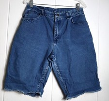 Vintage Gitano Denim Cutoff Jean Shorts Womens 12/14 32 Waist High Waist
