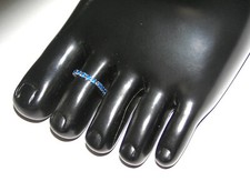 Toe Ring Blue Crystal Rhinestones, Stretchy