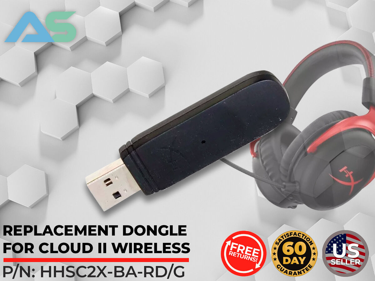 HyperX Cloud II Wireless USB Adapter Dongle 3500637-001-A01LF CL002WA HyperX Cloud II Wireless USB Adapter Dongle 3500637-001-A01LF CL002WA