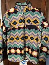 Patagonia Synchilla Aztec Snap T Pullover Women s Small Timber Twist