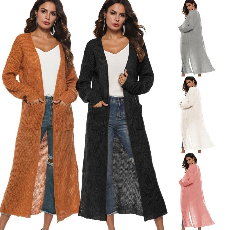 Ankle length deals sweater coat