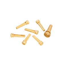 D'ADDARIO Bridge Pins With Strap Button, Set Of Boxwood