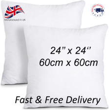 Cushion inserts 24x24 Inch 60 x 60 cm Inners Pads Fillers Extra Deep Filled Sofa