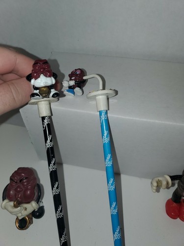 Vintage Lot of 3 California Raisins Pencil Toppers pencils 1987 Applause plus - Picture 6 of 7