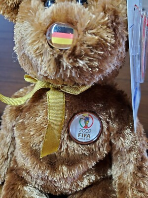 Ty Beanie Baby - CHAMPION (GERMANY) the Bear Fifa World Cup Soccer