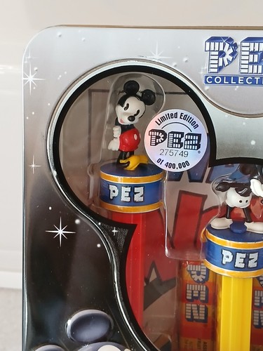 Set di latta da collezione Pez Disney Topolino 80 anni nuovi da collezione da collezione - Foto 2 di 4