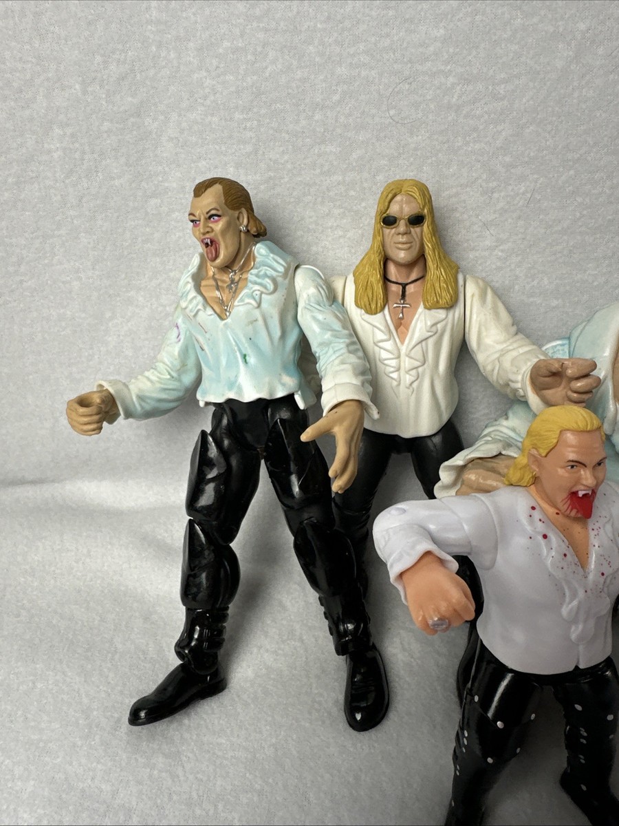 WWF WWE 1999 Jakks Pacific Titan Tron Live Figure Lot Brood