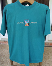 VTG Grand Canyon Fred Harvey Trading Co. Cotton T-Shirt Men's Large Made in USA