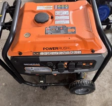 Generac 7690 GP6500 6,500-Watt Gas-Powered Portable Generator - Powerrush
