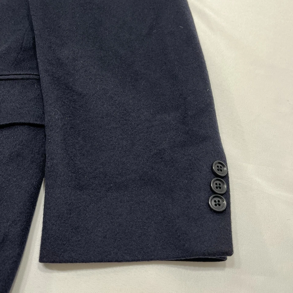 Chaqueta Abrigo Deportivo Jack Victor Blazer Para Hombre 40 Reg Azul Oscuro Loro Piana Cachemira Foto 3 de 4