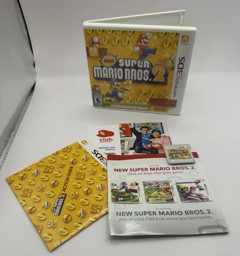 New Super Mario Bros 2 (Nintendo 3DS) COMPLETE! Tested & Working!