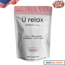U Relax Calming Tonic Mixed Berry Flavor Relax Drink 15 Packets