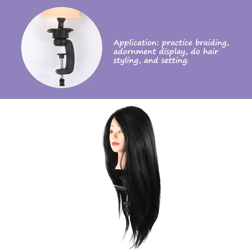 Mannequin Head Hair Styling Training Head Cosmetology Doll Head - Picture 6 of 12