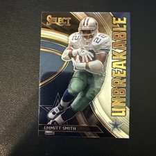 Emmitt Smith 2020 Panini Select Football Unbreakable #U3 Dallas Cowboys