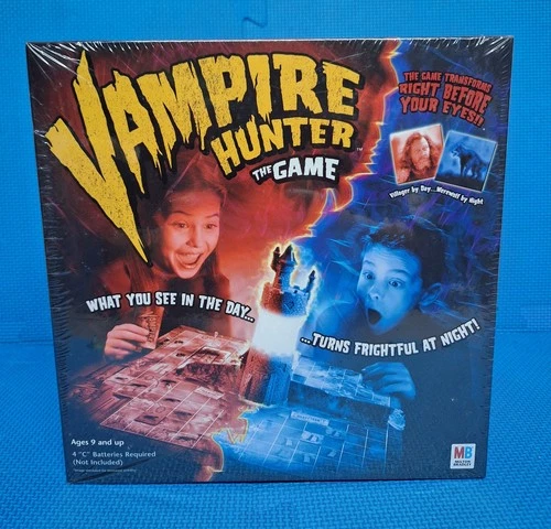 Vampire Hunter Board Game Milton Bradley Hasbro NEW SEALED 2002 vintage