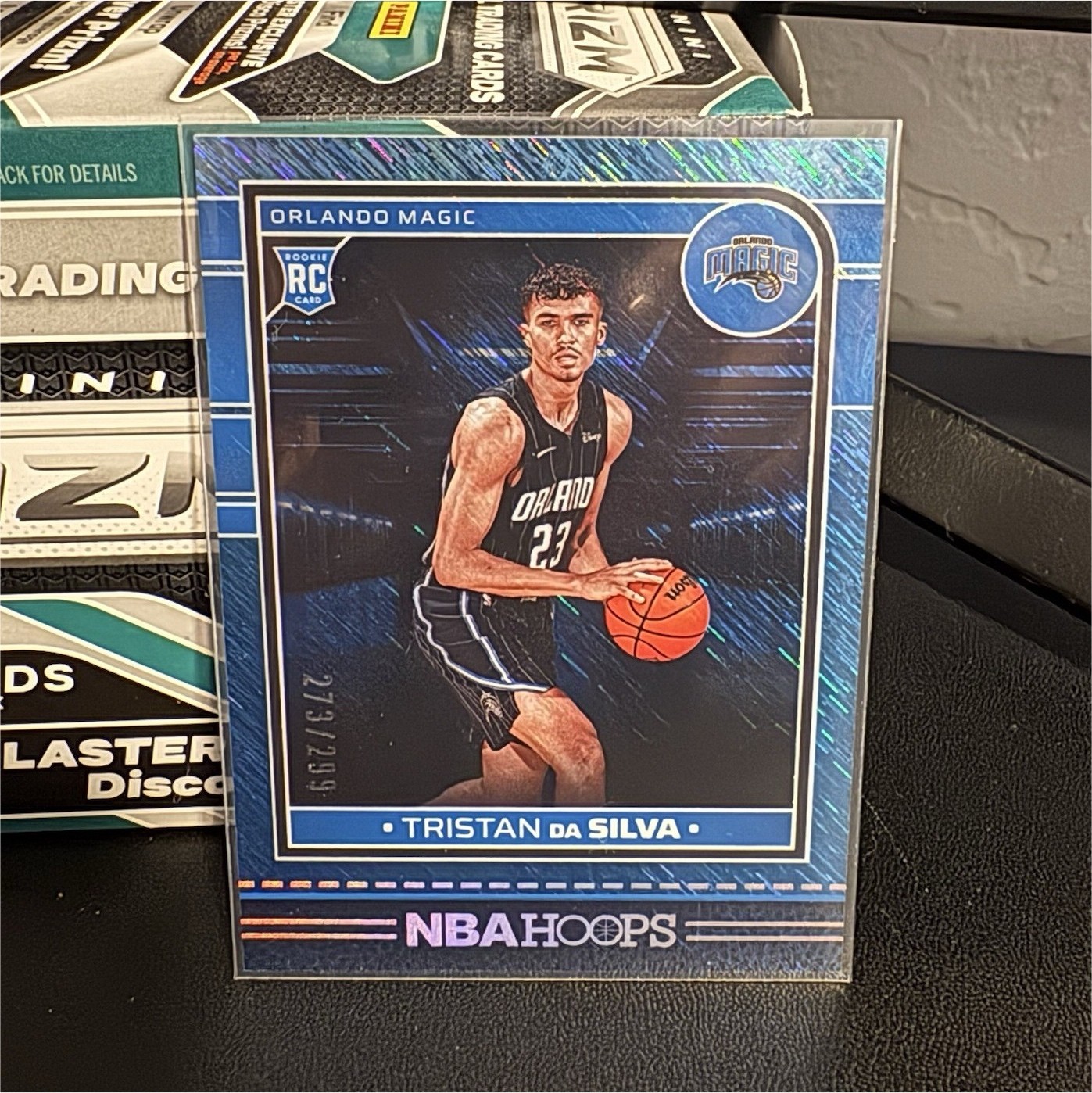 2024-25 Panini NBA Hoops Storm Rookie Tristan da Silva #248 Orlando Magic /299