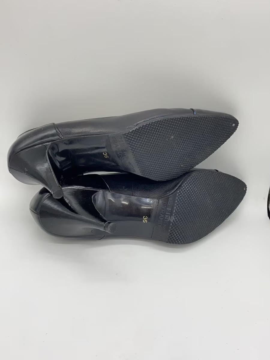 Yves Saint Laurent Pumps 36 Blk Leather 6506 Jlz26 thumbnail 4