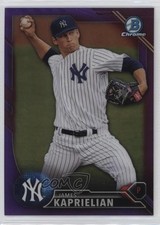 2016 Bowman Draft Chrome Top Prospects Purple Refractor James Kaprielian sh7