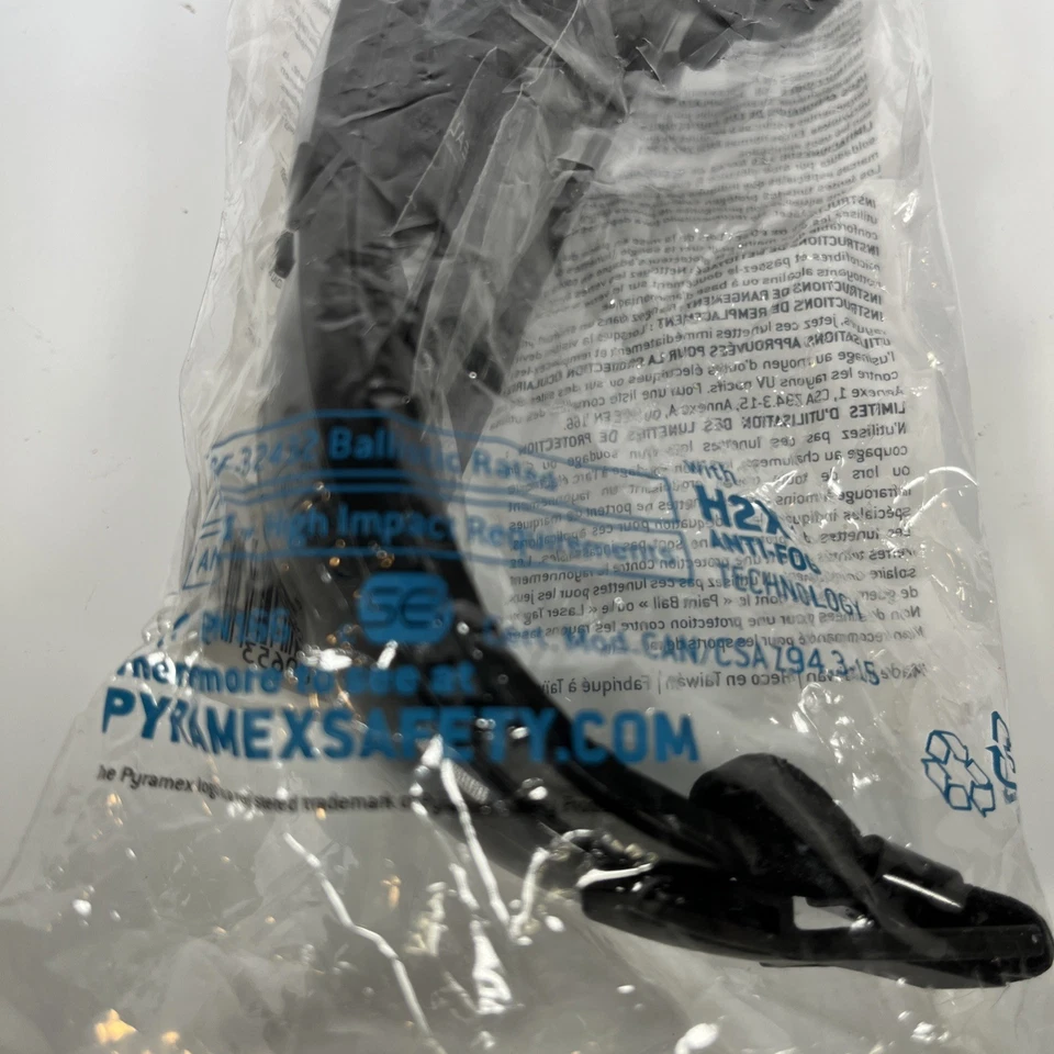 Gafas de seguridad Pyramex Safety V2G, marco negro/lente de filtro IR 5,0, talla única (... Foto 3 de 4