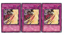 Yugioh- 3X Assault Slash - Common - Unlimited - CRMS-EN074 - Near Mint