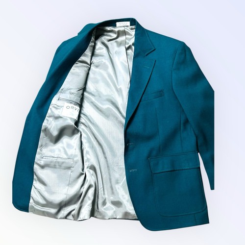 Orvis grüner Blazer Vintage 38 S Masters Jacke Messing 2 Knöpfe Fliegenfischen Wolle - Bild 2 von 10
