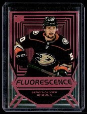 2021-22 Upper Deck Fluorescence Red Benoit-Olivier Groulx Anaheim Ducks #FL-18