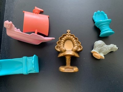 Disney Kleine Meerjungfrau Arielle Polly Pocket Stil Zubehör für Spielset Rarität 